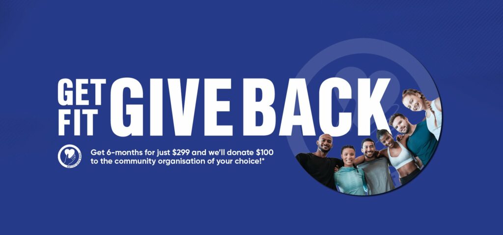 GET FIT, GIVE BACK THIS AUGUST cover