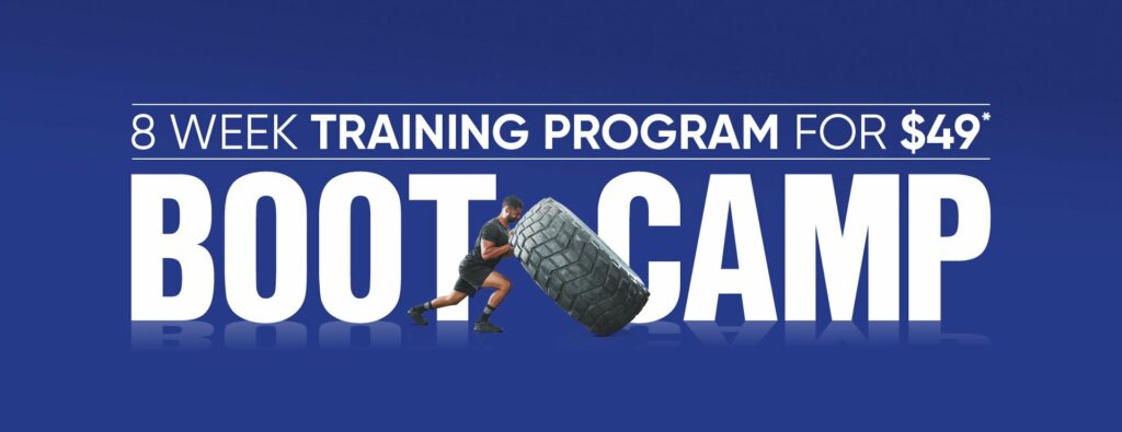 KICK-START YOUR FITNESS JOURNEY WITH OUR 8 WEEK BOOT CAMP PROGRAM! cover