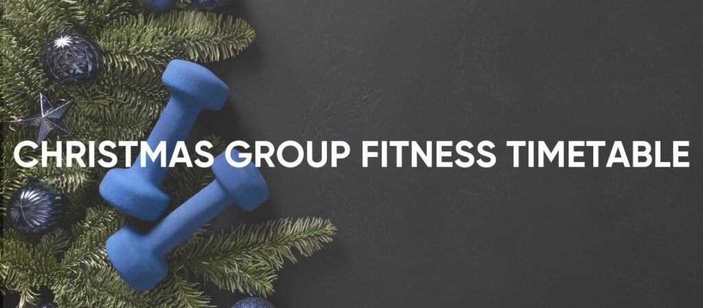 CHRISTMAS GROUP FITNESS TIMETABLE cover