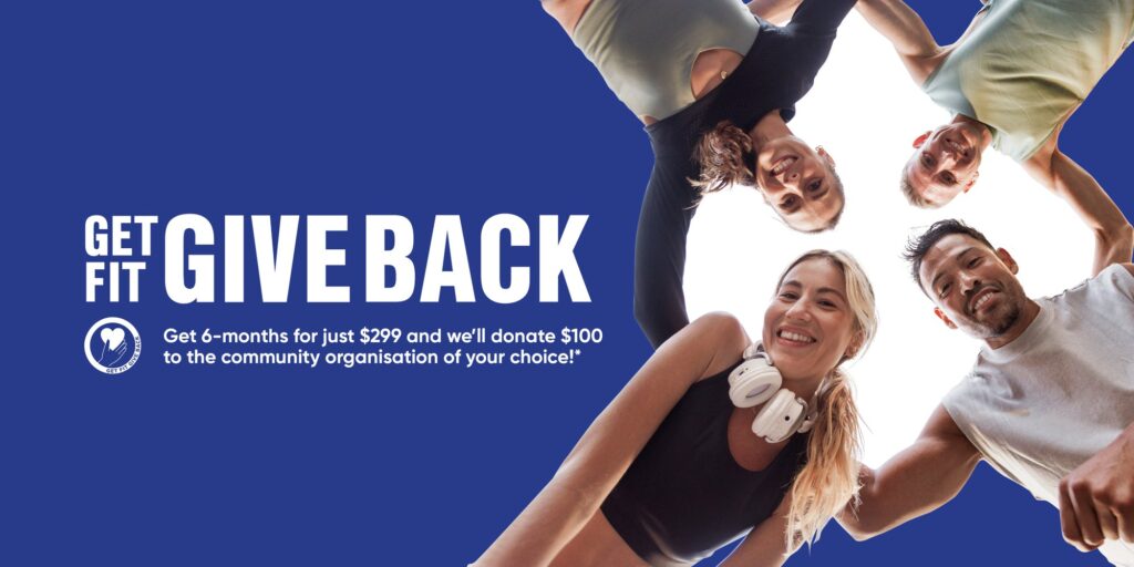 GET FIT, GIVE BACK THIS AUGUST cover