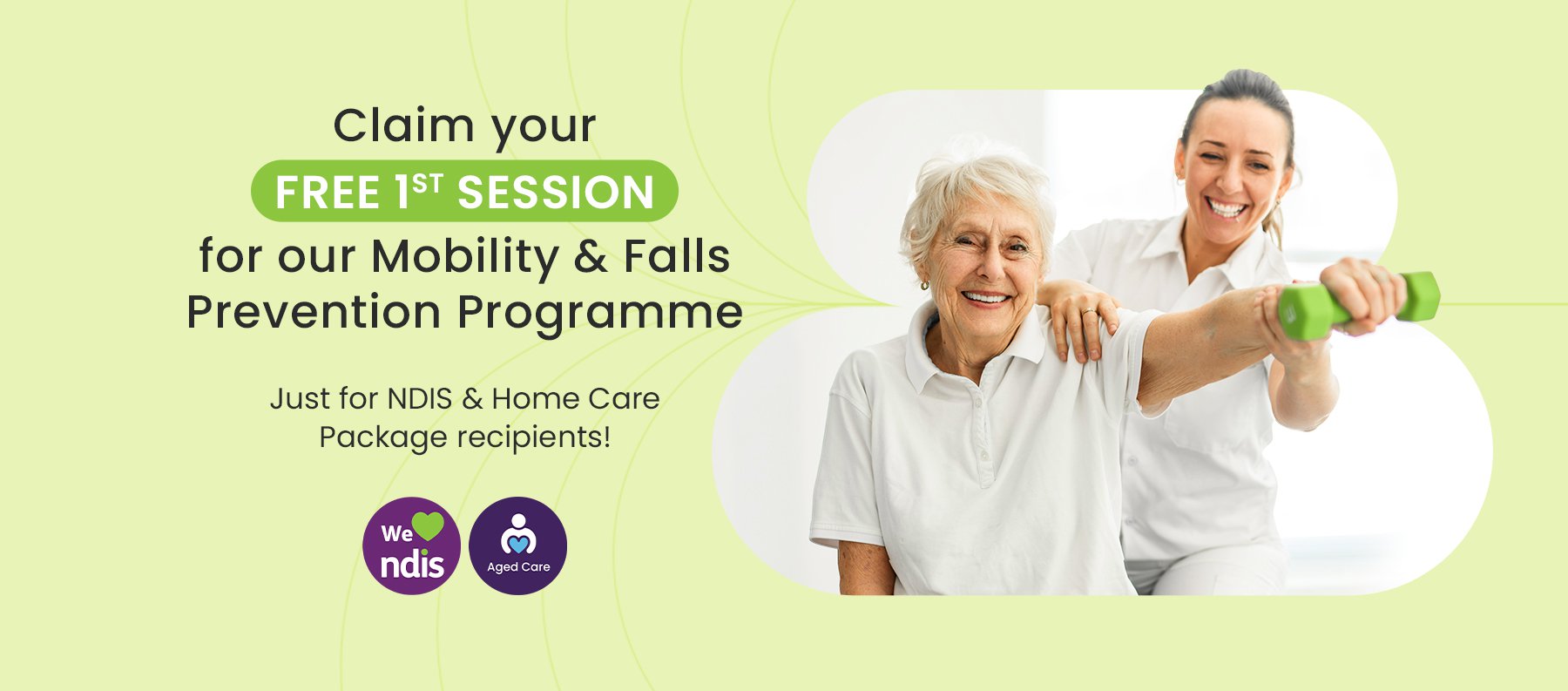 FREE First Session for NDIS & Home Care Package Recipients - Mobility & Falls Prevention Programme at Healthstin in Hurstville cover