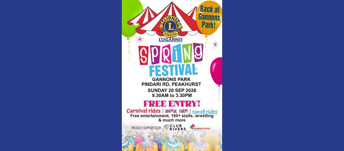 Join Hurstville Aquatic at the Lugarno Lions Spring Fair! cover